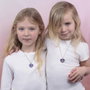 PEERS HARDY Set de 2 Colgantes Angel & Stitch Disney en forme de cœur