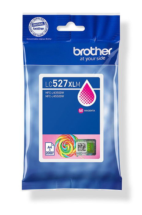 Brother LC527XLM Magenta XL high-performance ink cartridge de couleur magenta
