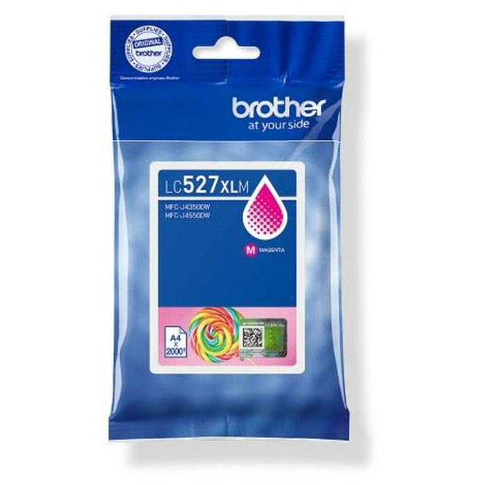 Brother LC-527XLM Cartouche d'encre Magenta XL Haute capacité pour imprimante multifonction