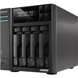 ASUSTOR Lockerstor 4 Gen2 AS6704T V2 NAS 4 baies, 4 Go RAM, double port 5GbE, sans disque
