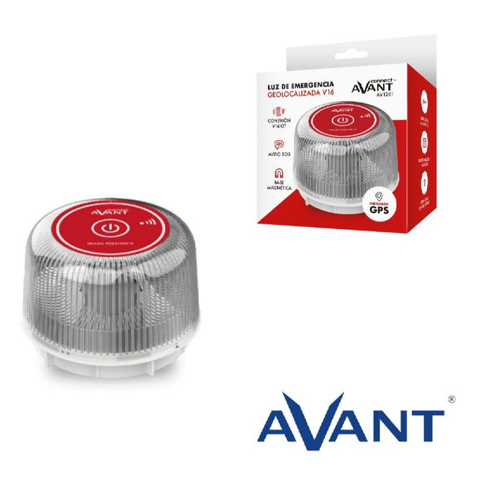 Avant Balise d'urgence V16 connectée DGT 3.0 Avant AV1201