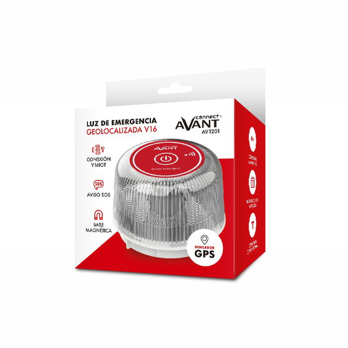 Avant Balise d'urgence V16 connectée DGT 3.0 Avant AV1201