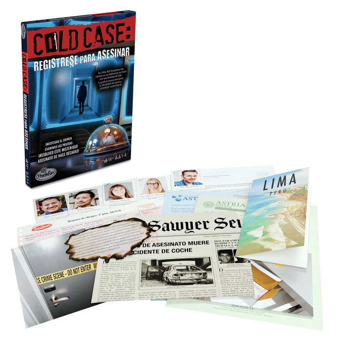 RAVENSBURGER Juego de mesa caso sin resolver Registrese para asesinar