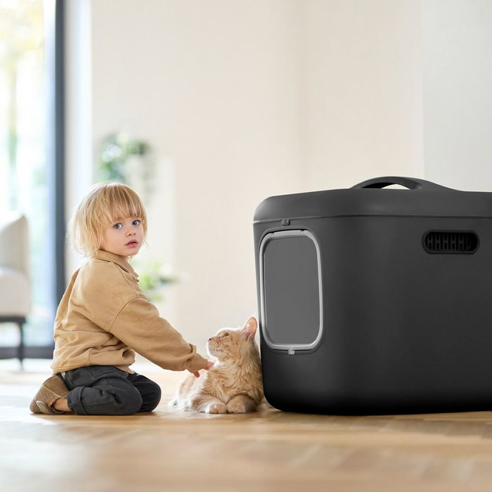Rotho Biala XL Bac à litière anthracite