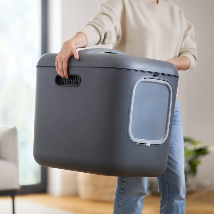 Rotho Biala XL Bac à litière anthracite
