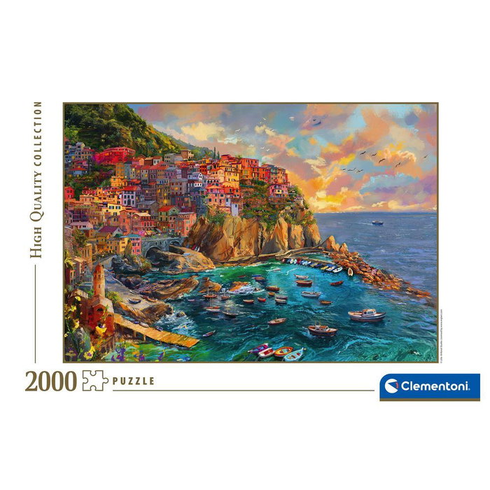 Clementoni Puzzle 2000 pièces Painted Manarola Clementoni Puzzle 2000 pièces Painted Manarola