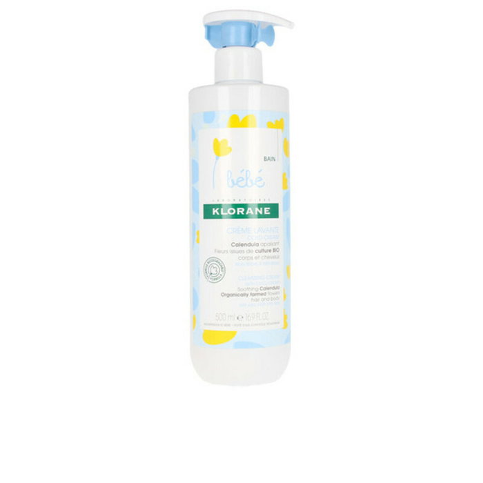 Klorane BÉBÉ Crème nettoyante visage et corps 500 ml