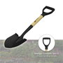 WOLFPACK LINEA PROFESIONAL Petite Pelle avec Manche en Bois et Anille, 75 cm