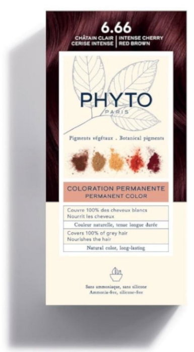 Phyto PHYTOCOLOR 6.66 Brun Cerise Clair Intense