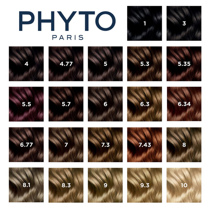 Phyto Coloration Permanente #6.66 Brun Cerise Clair Intense - 4 Unités