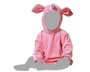 Atosa Déguisement Cerdita Rosa avec Oreilles et Groin pour Bébé