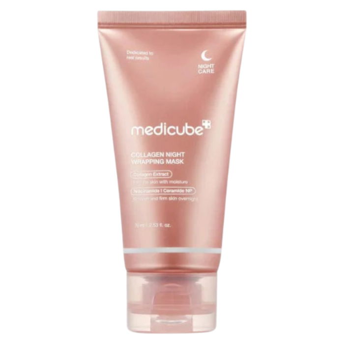 Medicube Masque de Nuit en Gel au Collagène Wrapping Mask pour Raffermir et Améliorer l'Élasticité - 75 ml Medicube Masque de Nuit en Gel au Collagène Wrapping Mask pour Raffermir et Améliorer l'Élasticité - 75 ml