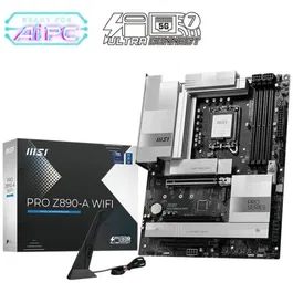 MSI PRO Z890-A WiFi Carte mère ATX pour Intel Core Ultra (Série 2) Socket LGA 1851, DDR5-SDRAM jusqu'à 256 Go, Wi-Fi 7, 5 Gigabit Ethernet
