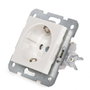 Panasonic Karre Prise 16A 250V Cadre Métal Blanc