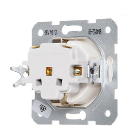 Panasonic Karre Prise 16A 250V Cadre Métal Blanc