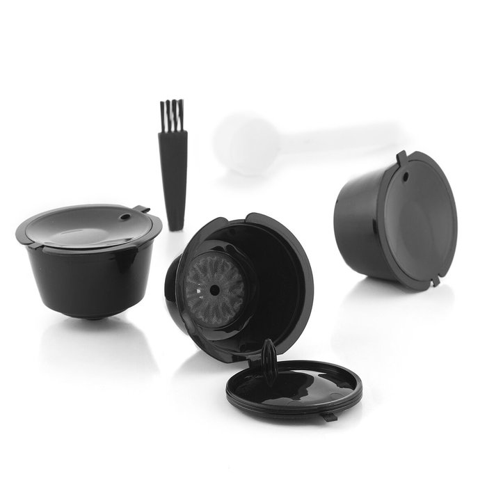 InnovaGoods Jeu de 3 Capsules à Café Réutilisables Redol InnovaGoods Jeu de 3 Capsules à Café Réutilisables Redol