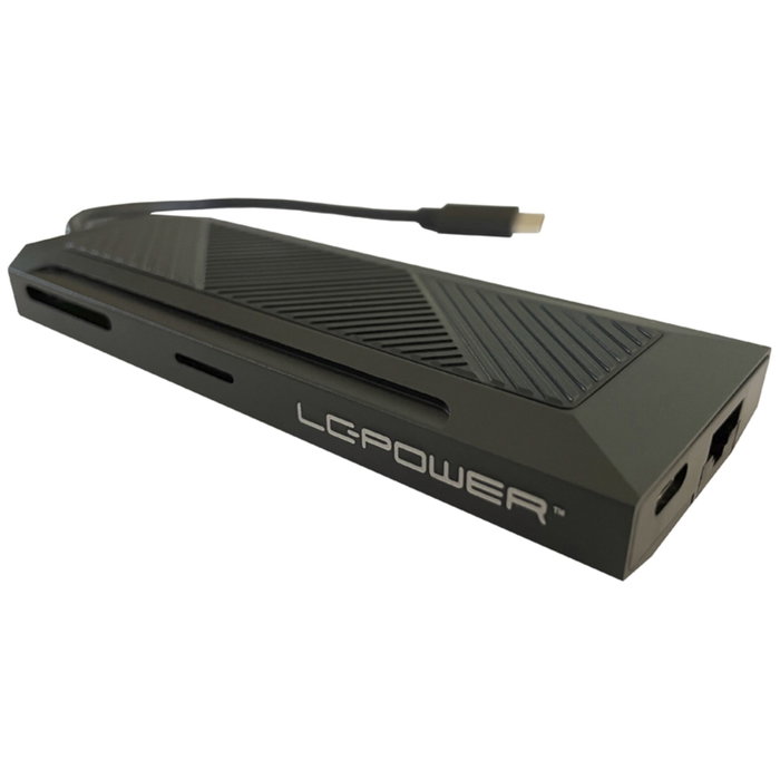 LC-Power LC-HUB-C-MULTI-6-RGB Hub USB-C Noir