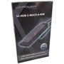 LC-Power LC-HUB-C-MULTI-6-RGB Hub USB-C Noir