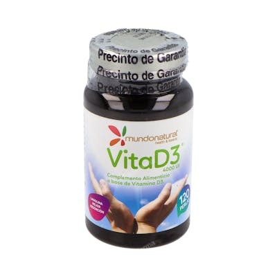 Mundonatural Vita D3 4000 UI 120 perles