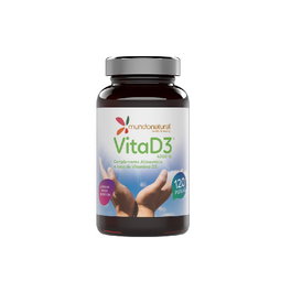 MUNDO NATURAL Vitamine D3 4000 UI, 120 perles