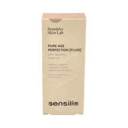 Sensilis Maquillage Perfection Anti-Imperfections #01 Beige 30 ml - Couvrance Élevée, Régule le Sébum, Hydratation Intense