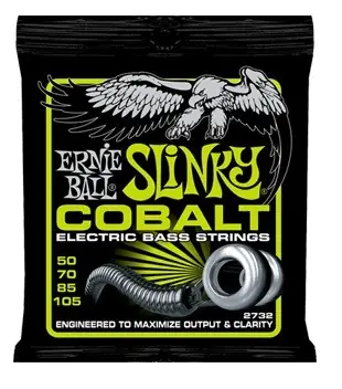Ernieball Cobalt Slinky Regular Jeu de Cordes Basse Électrique 50-105 Ernieball Cobalt Slinky Regular Jeu de Cordes Basse Électrique 50-105
