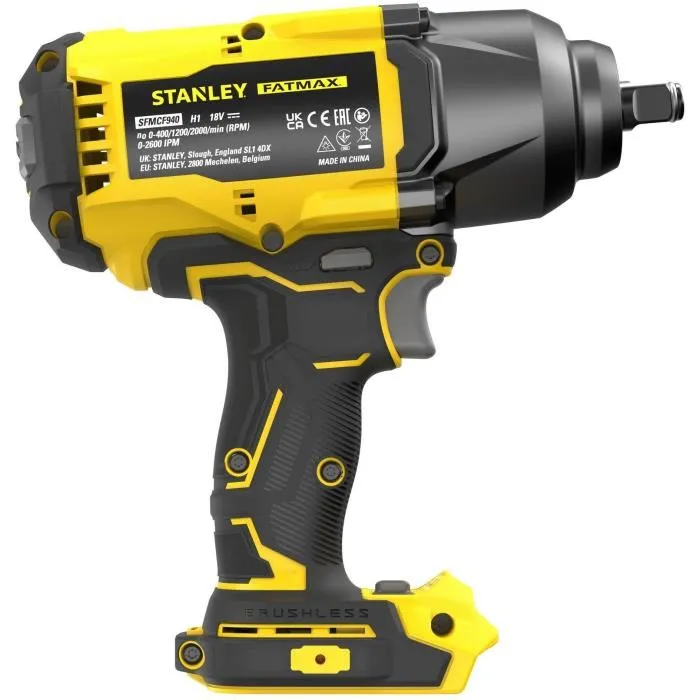 Stanley Fatmax Boulonneuse à choc sans fil 18V STANLEY FATMAX V20 SFMCF940B-XJ Brushless 950Nm - sans batterie