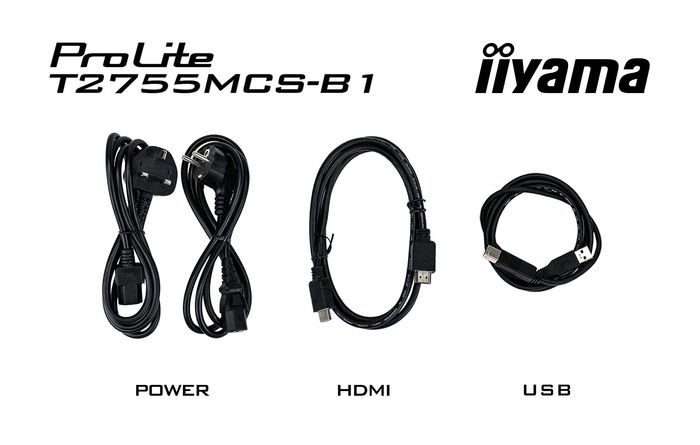 iiyama ProLite T2755MSC-B1 27'' Moniteur Tactile IPS Full HD iiyama ProLite T2755MSC-B1 27'' Moniteur Tactile IPS Full HD