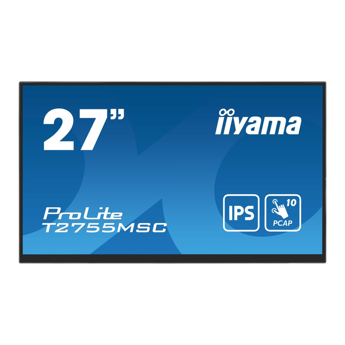 IIYAMA ProLite T2755MSC-B1 Écran Digital Signage 27" avec technologie Multi-Touch Noir