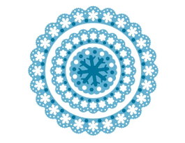 Misskuty Emporte-pièce fin ZAG Noël Flocons de neige, lot de 3