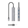 Hub USB Aisens ASUC-4P038-GR Gris