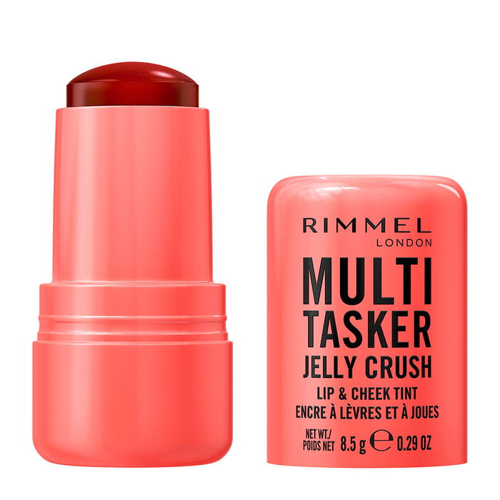 Rimmel London Bâton de Blush et Rouge à Lèvres MULTITASKER JELLY CRUSH #300-Peachy Punch 8,5g hydratant texture gel Rimmel London Bâton de Blush et Rouge à Lèvres MULTITASKER JELLY CRUSH #300-Peachy Punch 8,5g hydratant texture gel