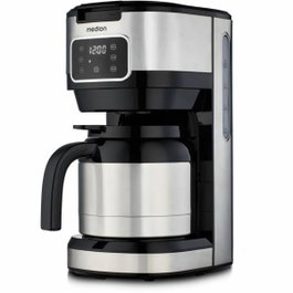 Medion Cafetière Filtre Digitale Isotherme Silver 900W 1,2L