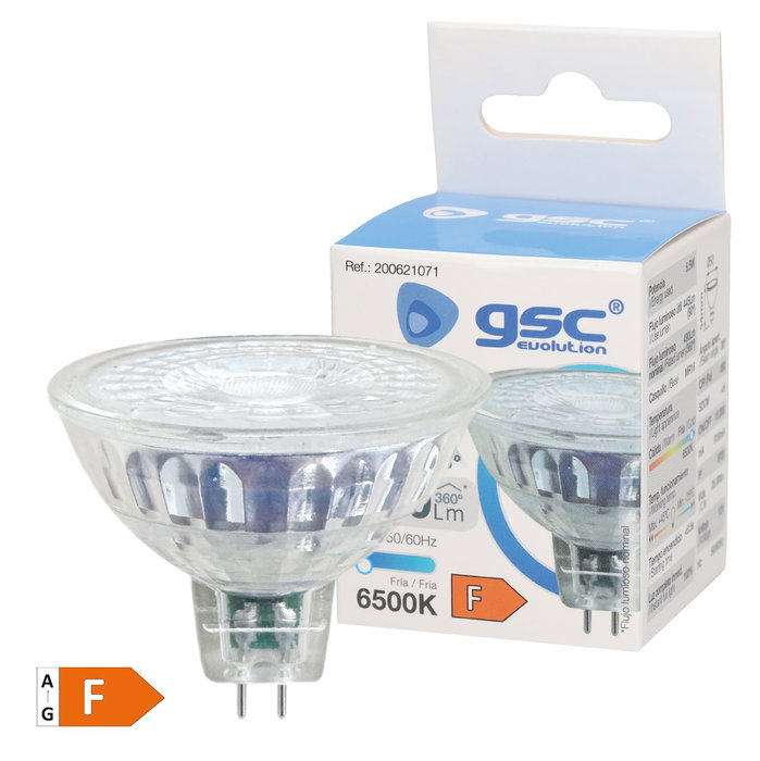 GSC Evolution Ampoule LED dicroïque cristal 38º 5,5W MR16 6500K