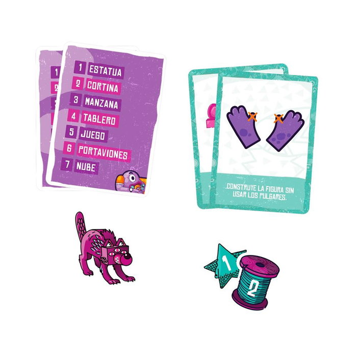 Matagot BLP01ES Block & Guess Jeu de société créatif en bois dès 8 ans