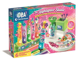 Clementoni - Laboratoire de surligneurs 18860 - Kit créatif complet avec filtres, encres et accessoires - Jeu éducatif et manuel pour enfants dès 6 ans