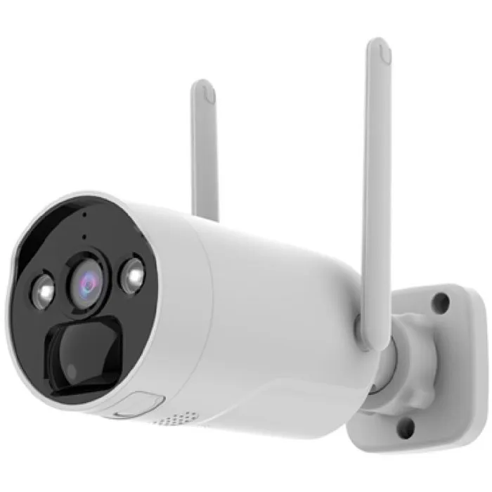 Kyf - Kit de surveillance vidéo avec caméra 6MP écran tactile 7 pouces et panneau solaire, rechargeable, enregistrement 4MP Ultra HD, inclut carte SD