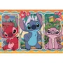 Clementoni - Puzzle Maxi 24 pièces Stitch - 62 x 42 cm, personnage Disney pour enfants, développement de l'observation