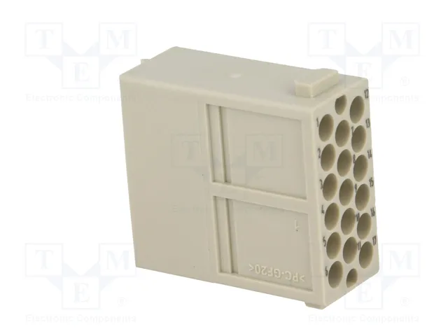 HARTING Han-Modular® Module Connecteur HDC Mâle 17 Broches