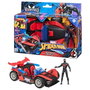Hasbro Spider-Man - Véhicule Venomversus Miles Remix Blast Racer G0736 - Voiture de Jouet avec Figurine Miles Morales et Projectiles - Marvel