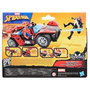 Hasbro Spider-Man - Véhicule Venomversus Miles Remix Blast Racer G0736 - Voiture de Jouet avec Figurine Miles Morales et Projectiles - Marvel