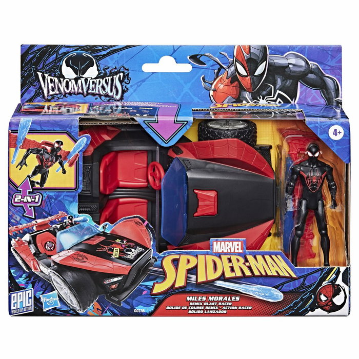 Hasbro Miles Morales Bolide de course Remix Marvel Spider-Man VenomVersus Hasbro Miles Morales Bolide de course Remix Marvel Spider-Man VenomVersus