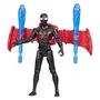 Hasbro Figurine Marvel Spider-Man Miles Morales - Voiture de course Remix VenomVersus Epic World of Action - 10 cm - À partir de 4 ans
