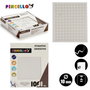 Pincello Étiquettes Adhésives Diamètre 10 mm, 7 Pages, 17 x 19 x 4 cm (Set de 120)