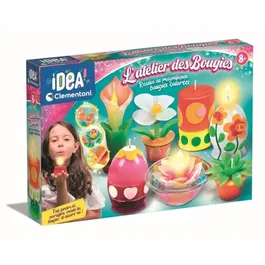 Clementoni - Coffret Créatif L'atelier des bougies - Réalisez des bougies œuf, flottantes, vase, fleur - À partir de 7 ans