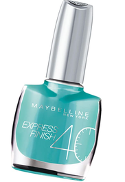 Maybelline Vernis à Ongles Express Finish 40 Secondes N°862 Turquoise 10 ml - Séchage Rapide - Maquillage