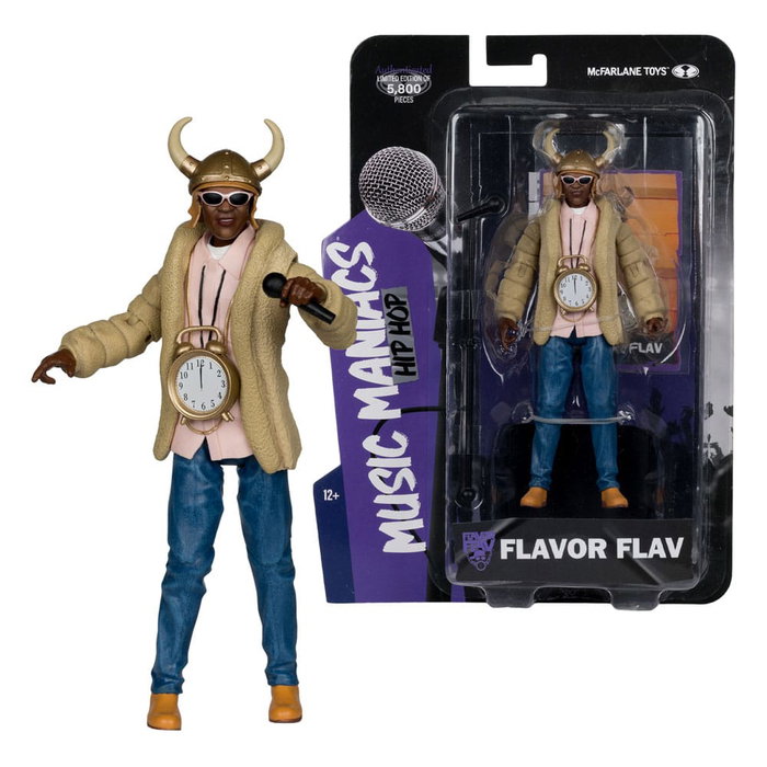 McFarlane Toys Music Maniacs Hip Hop Flavor Flav - Figurine 16 cm McFarlane Toys Music Maniacs Hip Hop Flavor Flav - Figurine 16 cm