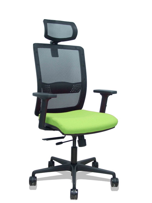 Piqueras y Crespo Chaise de bureau Haches, Pistacho et Noir