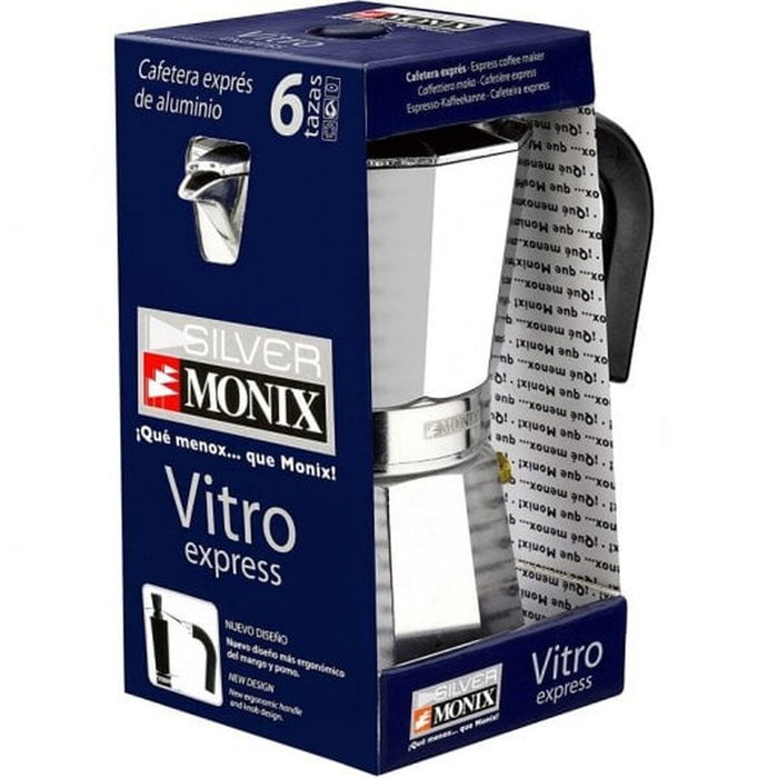 Cafetière Italienne Monix Braisogona_M620006 Argenté 6 Tasses