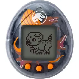Bandai Tamagotchi Nano - Edition Jurassic World Spinosaurus Marron - Jeu Electronique de Soin de Dinosaures avec Mini-jeux - NT90997